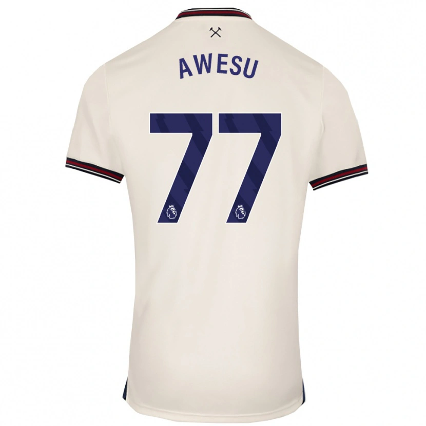 Danxen Hombre Camiseta Lanre Awesu #77 Blanco Roto 2ª Equipación 2025/26 La Camisa