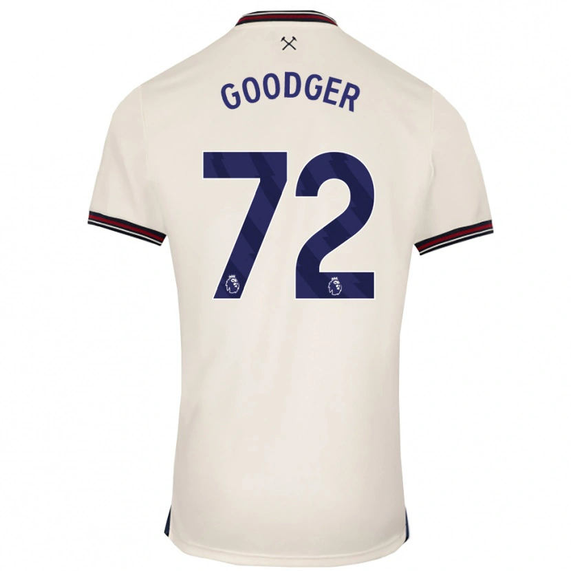 Danxen Hombre Camiseta Tommy Goodger #72 Blanco Roto 2ª Equipación 2025/26 La Camisa