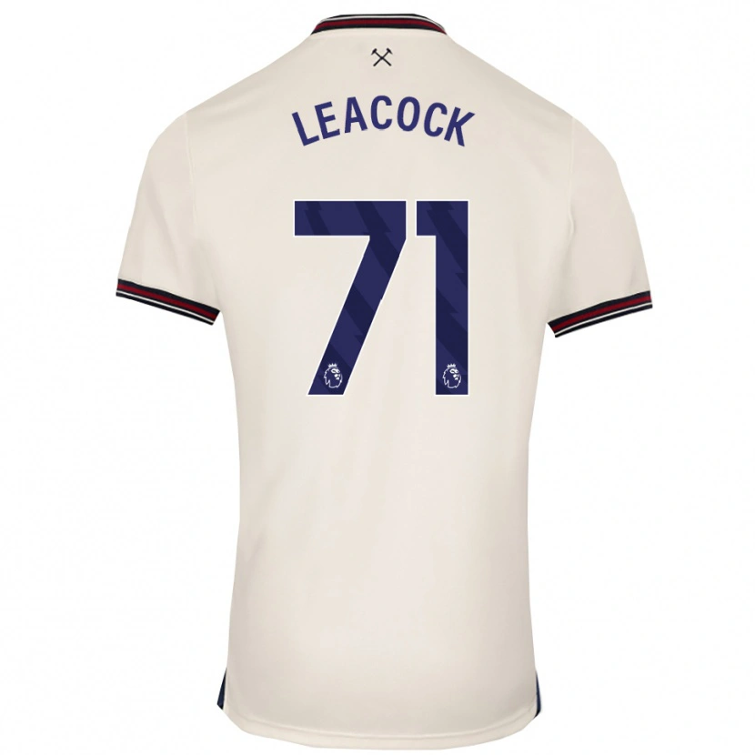 Danxen Hombre Camiseta Callum Leacock #71 Blanco Roto 2ª Equipación 2025/26 La Camisa