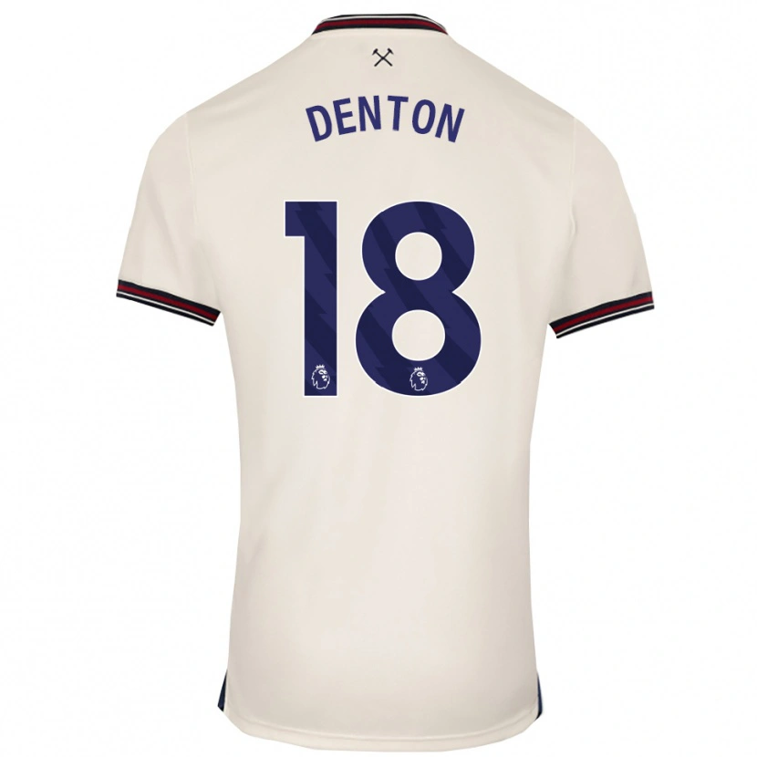 Danxen Hombre Camiseta Anouk Denton #18 Blanco Roto 2ª Equipación 2025/26 La Camisa