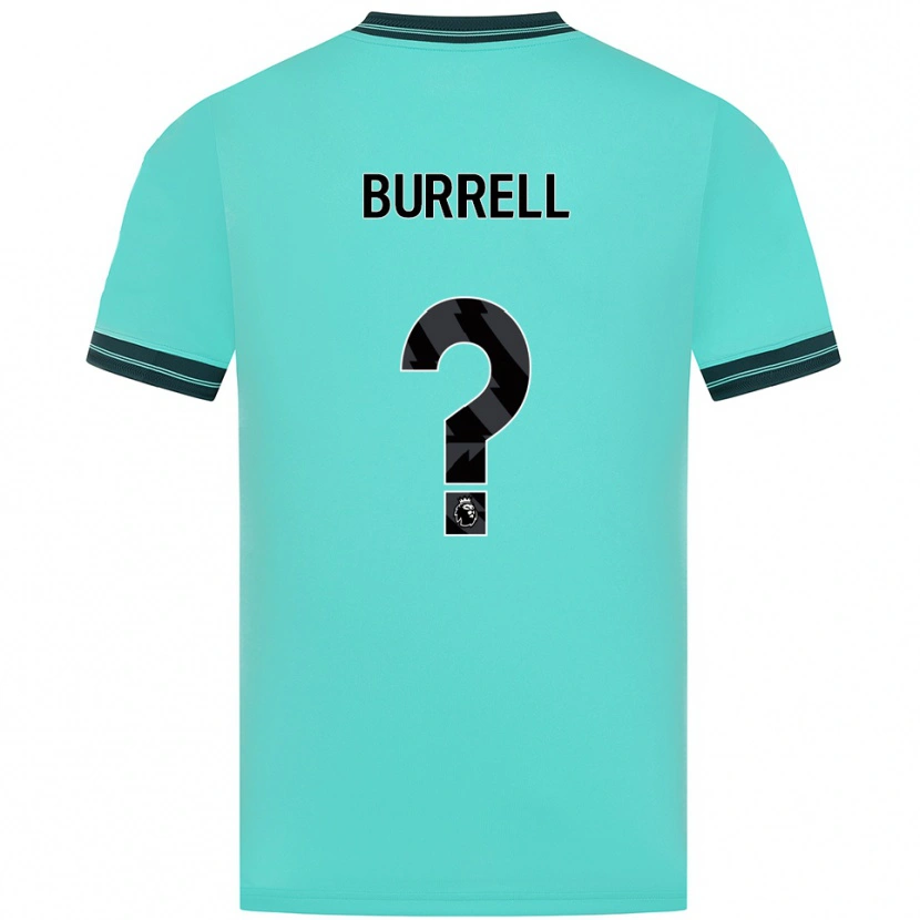 Danxen Hombre Camiseta Ackeme Francis Burrell #0 Celeste Verde 2ª Equipación 2025/26 La Camisa