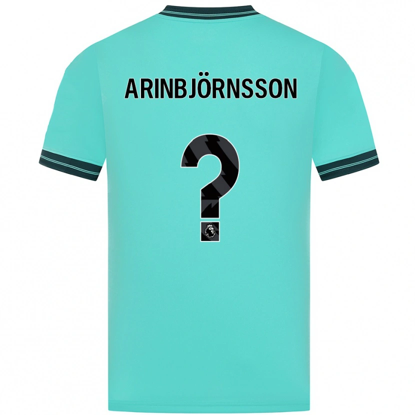 Danxen Hombre Camiseta Pálmi Rafn Arinbjörnsson #0 Celeste Verde 2ª Equipación 2025/26 La Camisa