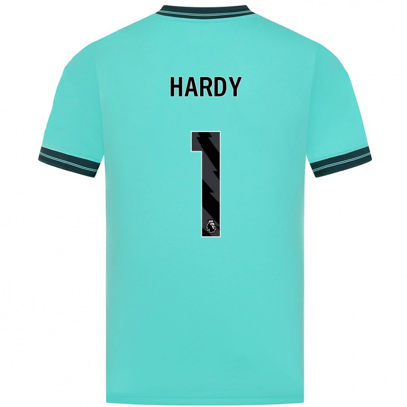 Danxen Hombre Camiseta George Hardy #1 Celeste Verde 2ª Equipación 2025/26 La Camisa