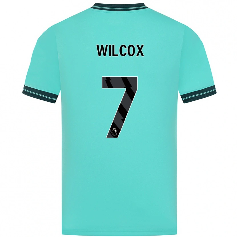 Danxen Hombre Camiseta Jake Wilcox #7 Celeste Verde 2ª Equipación 2025/26 La Camisa