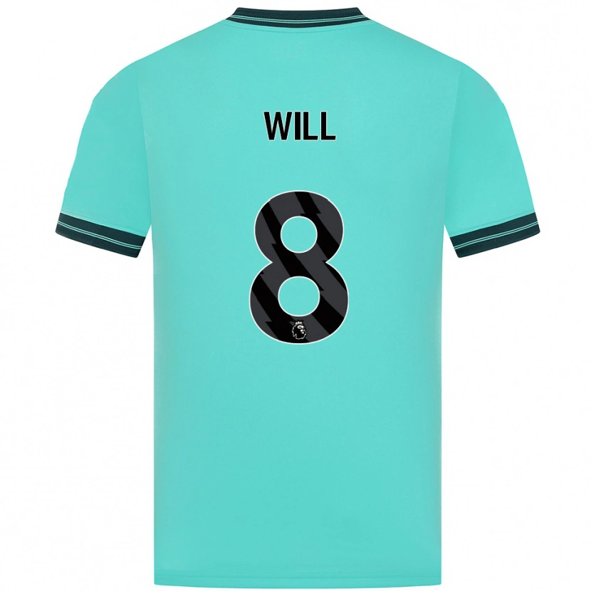 Danxen Hombre Camiseta Merrick Will #8 Celeste Verde 2ª Equipación 2025/26 La Camisa