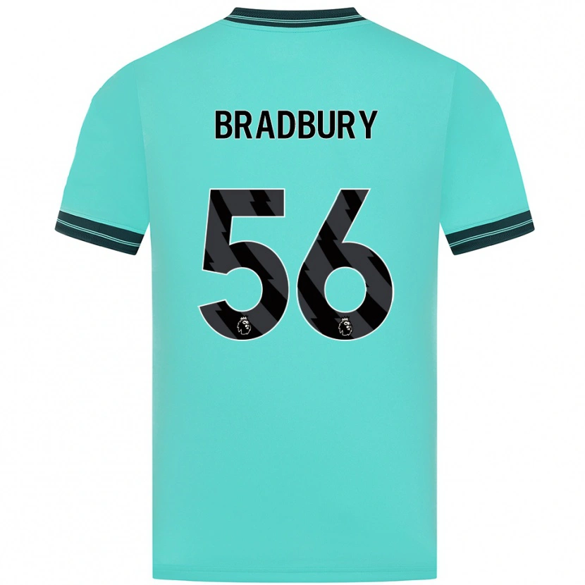 Danxen Hombre Camiseta Makenzie Bradbury #56 Celeste Verde 2ª Equipación 2025/26 La Camisa