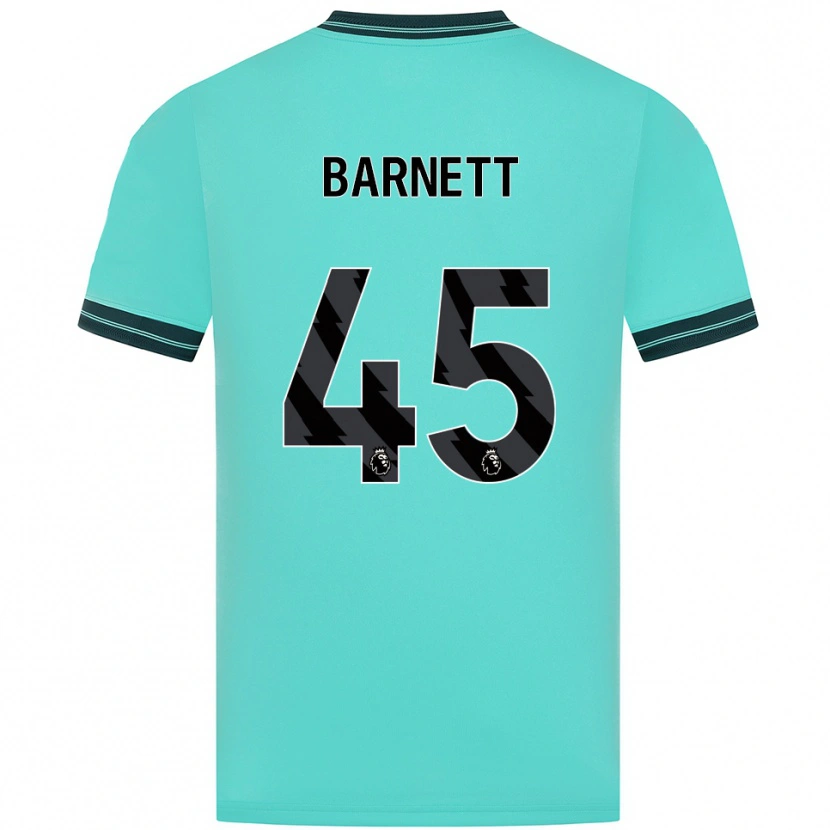 Danxen Hombre Camiseta Ty Barnett #45 Celeste Verde 2ª Equipación 2025/26 La Camisa