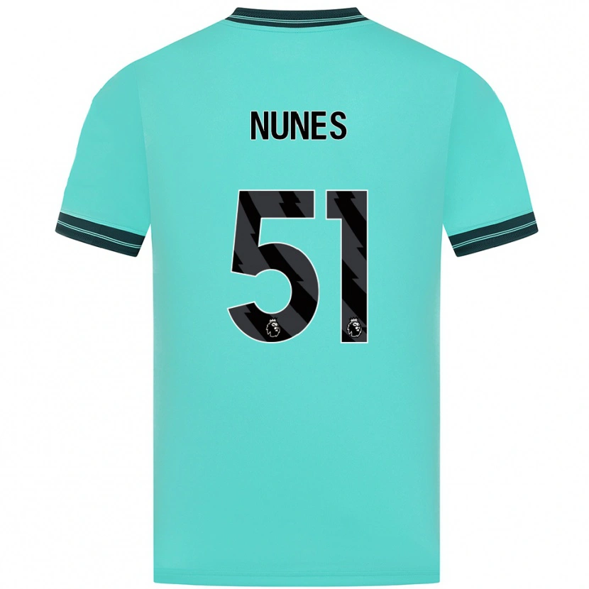 Danxen Hombre Camiseta Grazi Nunes #51 Celeste Verde 2ª Equipación 2025/26 La Camisa