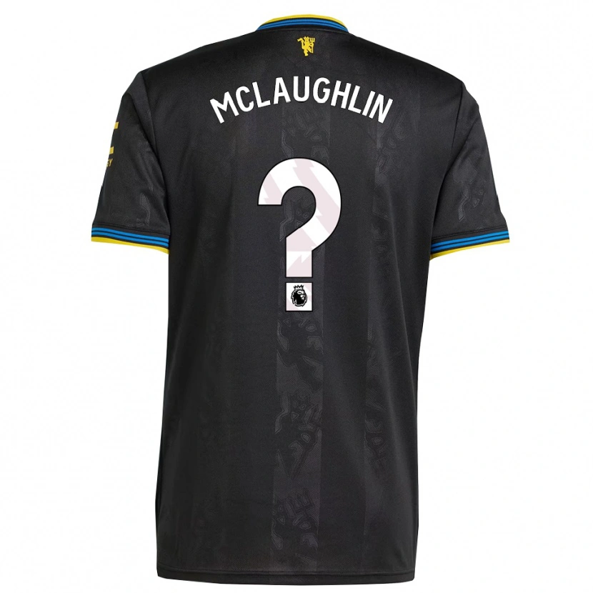 Danxen Hombre Camiseta Harlem Mclaughlin #0 Negro Amarillo Azul Equipación Tercera 2025/26 La Camisa