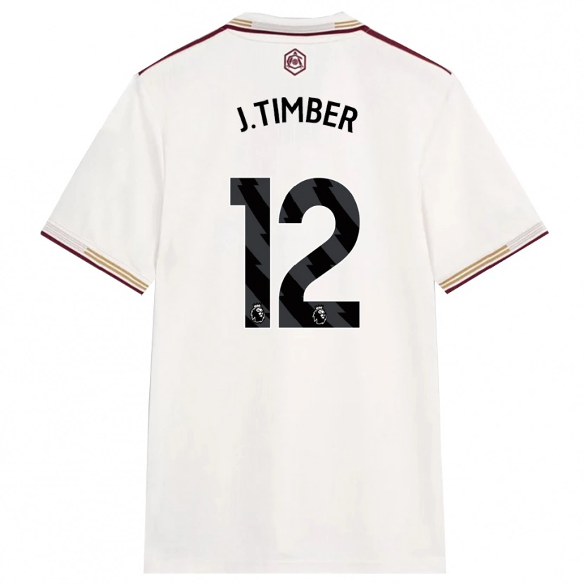 Danxen Hombre Camiseta Jurrien Timber #12 Blanco Roto Borgoña Equipación Tercera 2025/26 La Camisa