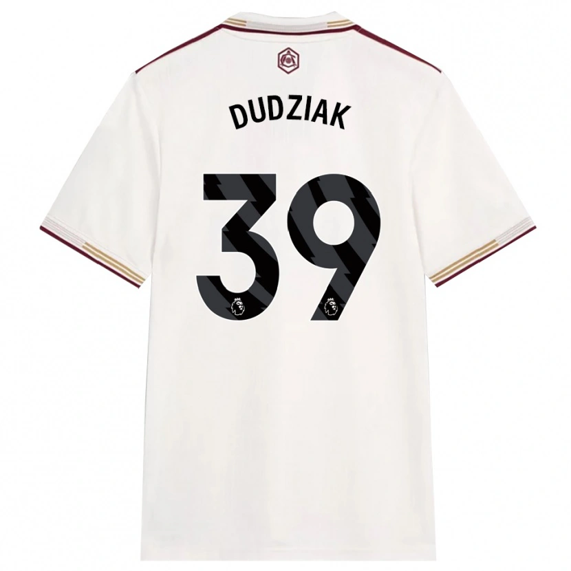 Danxen Hombre Camiseta Harrison Dudziak #39 Blanco Roto Borgoña Equipación Tercera 2025/26 La Camisa