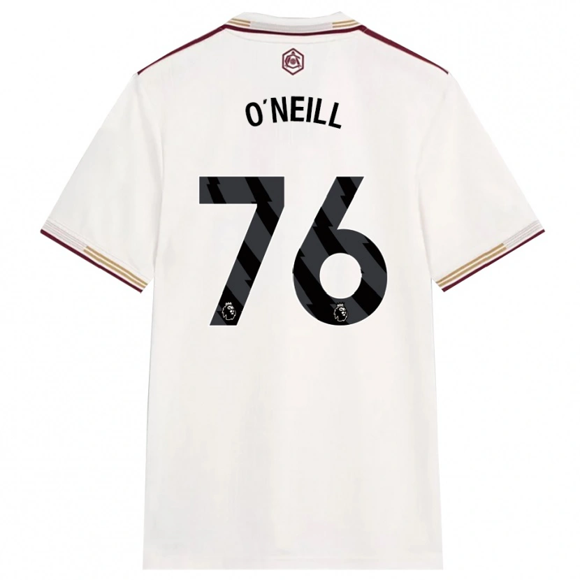 Danxen Hombre Camiseta Ceadach O'neill #76 Blanco Roto Borgoña Equipación Tercera 2025/26 La Camisa