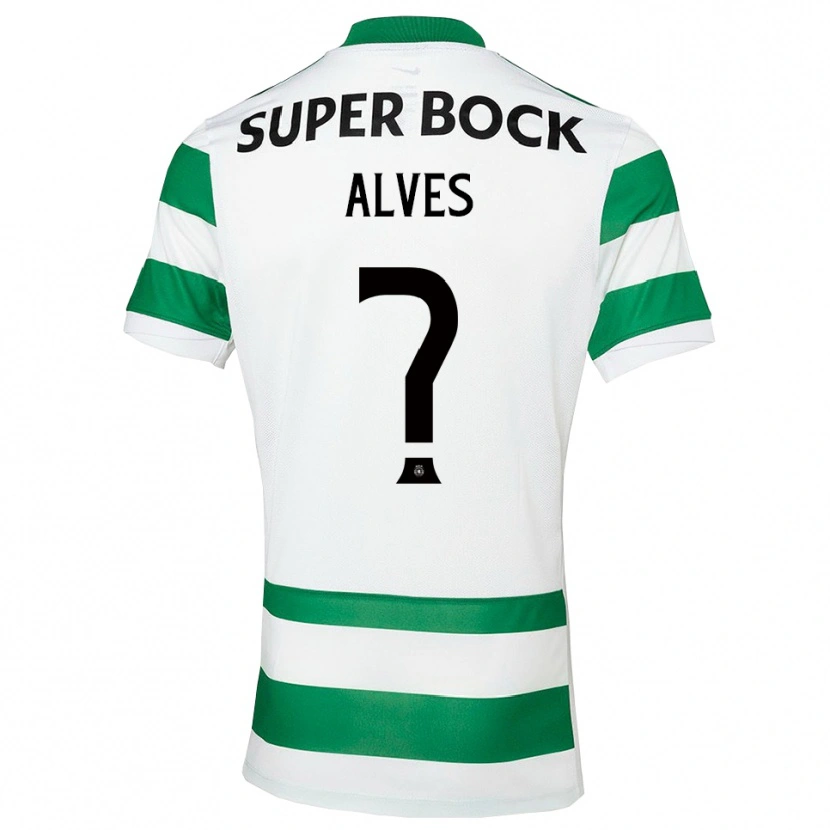 Danxen Mujer Camiseta Guilherme Alves #0 Verde Blanco 1ª Equipación 2025/26 La Camisa