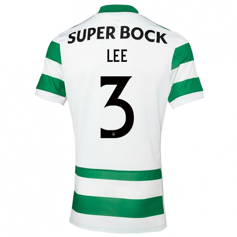 Danxen Mujer Camiseta Afonso Lee #3 Verde Blanco 1ª Equipación 2025/26 La Camisa