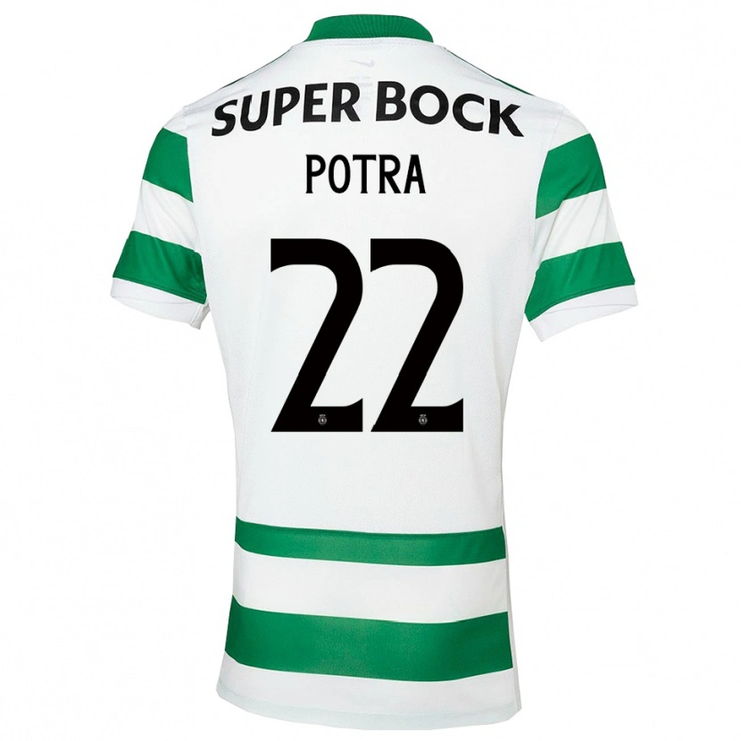 Danxen Mujer Camiseta Catarina Potra #22 Verde Blanco 1ª Equipación 2025/26 La Camisa