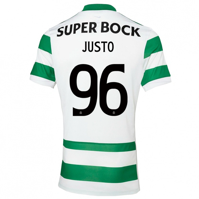 Danxen Mujer Camiseta Samuel Justo #96 Verde Blanco 1ª Equipación 2025/26 La Camisa
