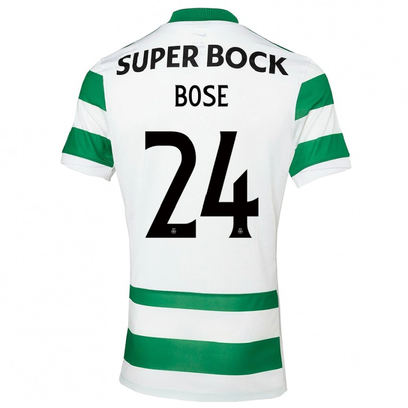 Danxen Mujer Camiseta Ria Bose #24 Verde Blanco 1ª Equipación 2025/26 La Camisa