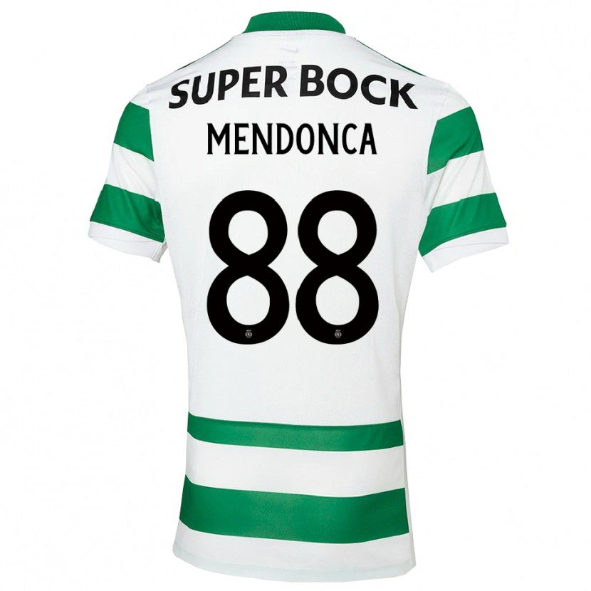 Danxen Mujer Camiseta Manuel Mendonça #88 Verde Blanco 1ª Equipación 2025/26 La Camisa