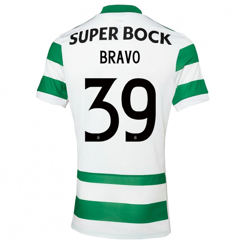 Danxen Mujer Camiseta Andreia Bravo #39 Verde Blanco 1ª Equipación 2025/26 La Camisa