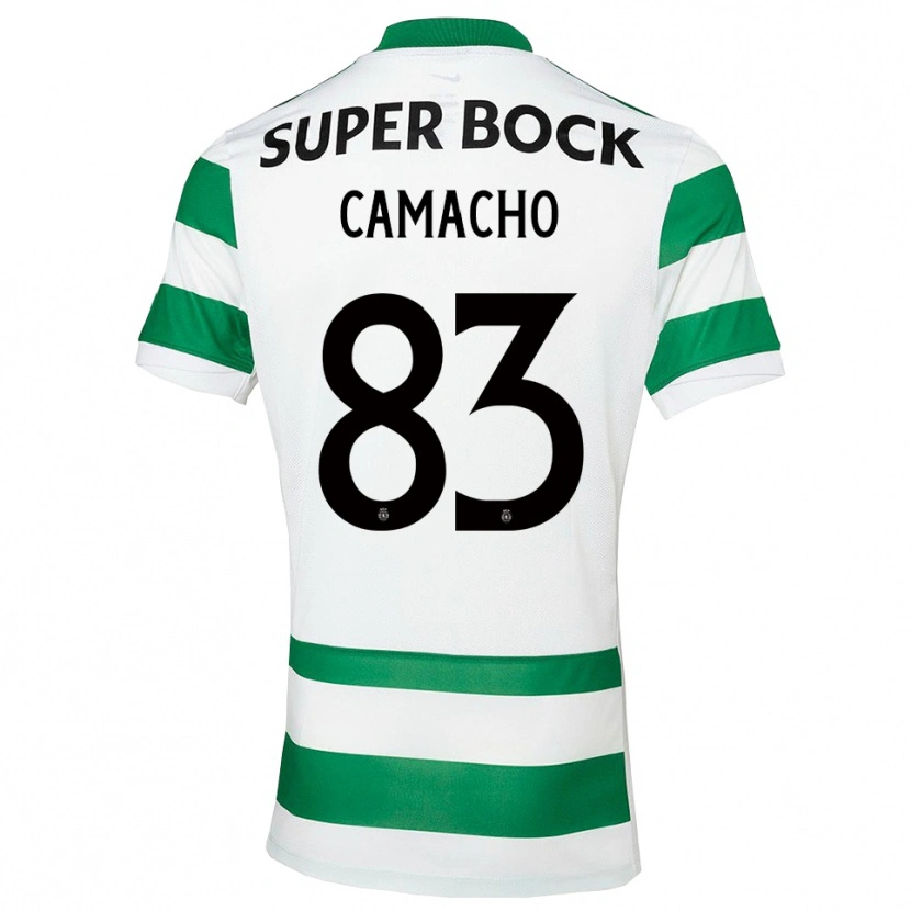 Danxen Mujer Camiseta Rafael Camacho #83 Verde Blanco 1ª Equipación 2025/26 La Camisa