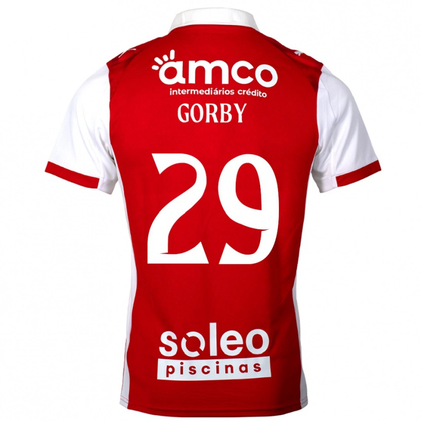 Danxen Mujer Camiseta Gorby #29 Rojo Blanco 1ª Equipación 2025/26 La Camisa