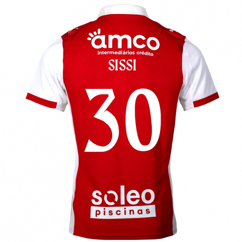 Danxen Mujer Camiseta Sissi #30 Rojo Blanco 1ª Equipación 2025/26 La Camisa