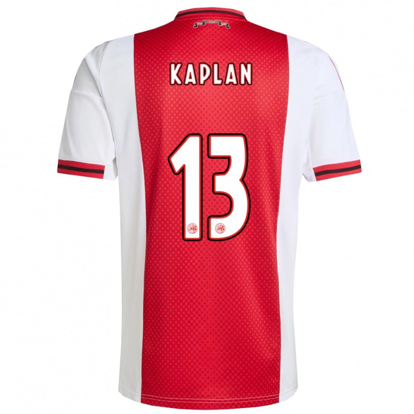 Danxen Mujer Camiseta Ahmetcan Kaplan #13 Rojo Blanco 1ª Equipación 2025/26 La Camisa