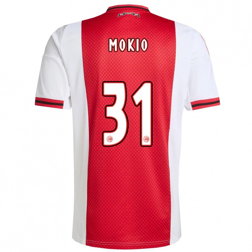 Danxen Mujer Camiseta Jorthy Mokio #31 Rojo Blanco 1ª Equipación 2025/26 La Camisa