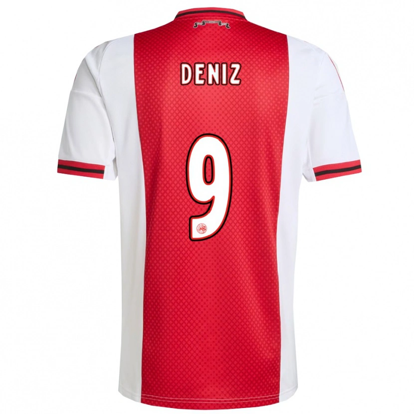 Danxen Mujer Camiseta Esad Deniz #9 Rojo Blanco 1ª Equipación 2025/26 La Camisa
