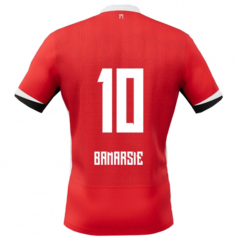 Danxen Mujer Camiseta Amy Banarsie #10 Rojo Blanco 1ª Equipación 2025/26 La Camisa