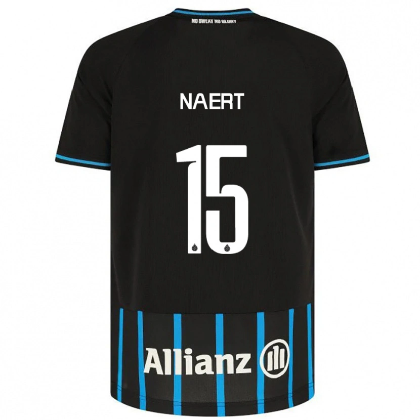 Danxen Mujer Camiseta Stan Naert #15 Negro Azul 1ª Equipación 2025/26 La Camisa