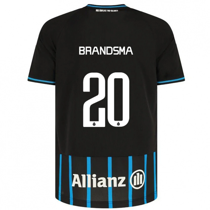 Danxen Mujer Camiseta Ilke Brandsma #20 Negro Azul 1ª Equipación 2025/26 La Camisa