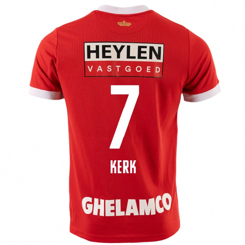 Danxen Mujer Camiseta Gyrano Kerk #7 Rojo Blanco 1ª Equipación 2025/26 La Camisa