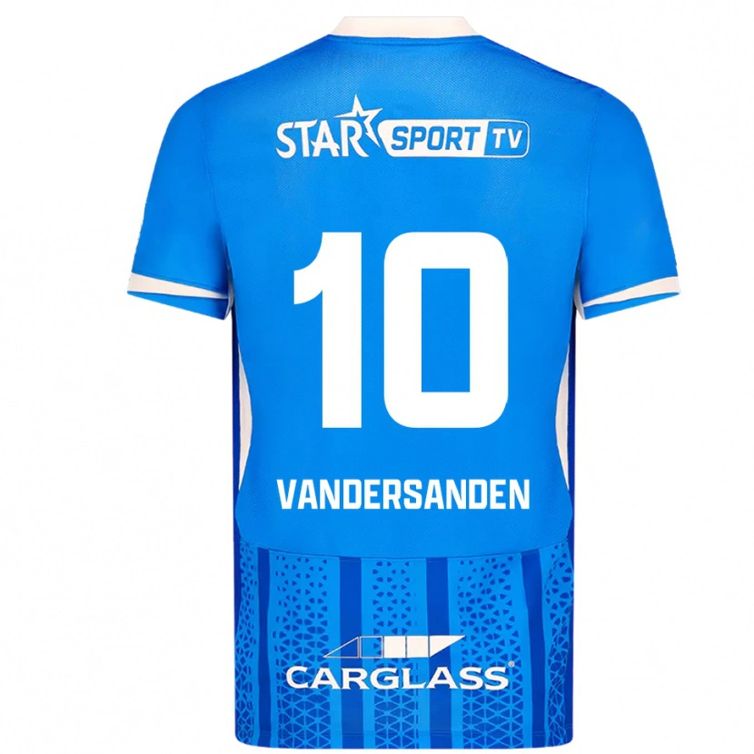 Danxen Mujer Camiseta Sien Vandersanden #10 Azul Blanco 1ª Equipación 2025/26 La Camisa