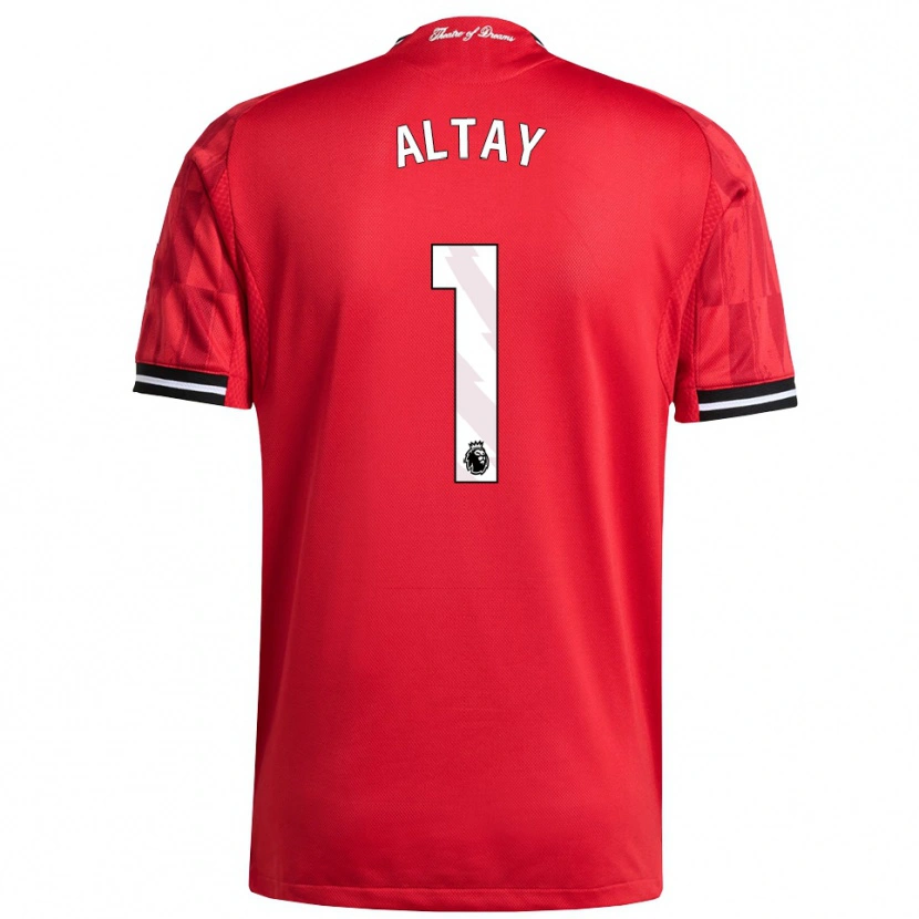 Danxen Mujer Camiseta Altay Bayındır #1 Rojo Negro Blanco 1ª Equipación 2025/26 La Camisa