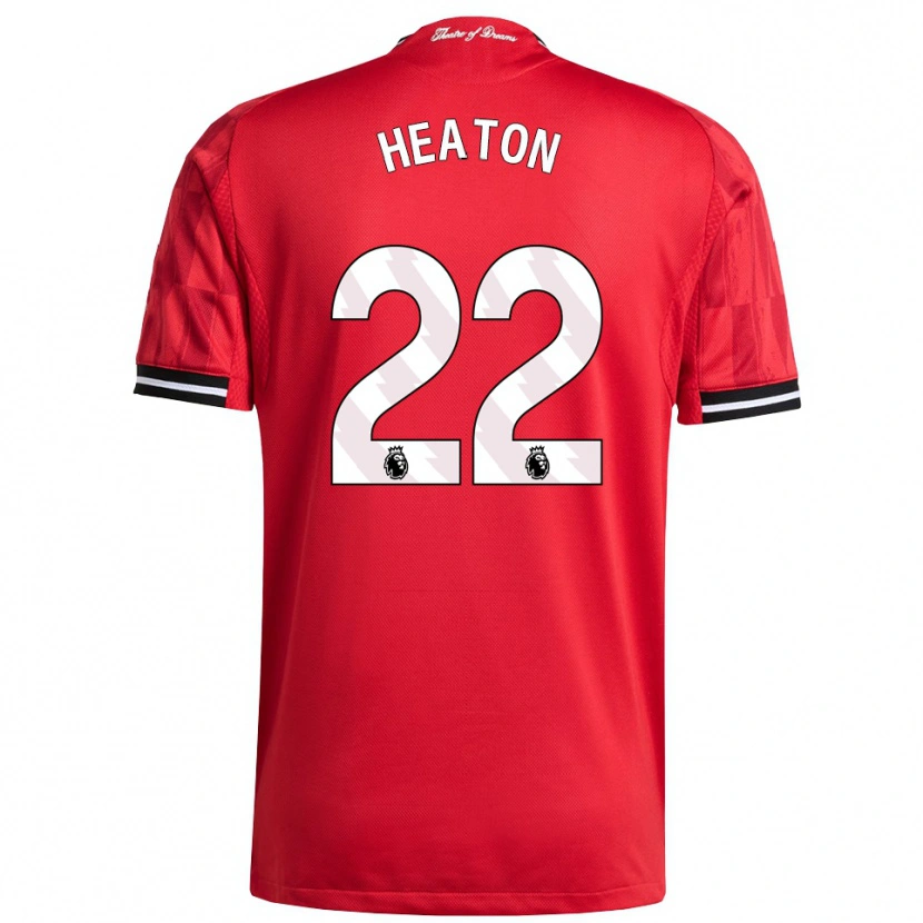Danxen Mujer Camiseta Tom Heaton #22 Rojo Negro Blanco 1ª Equipación 2025/26 La Camisa