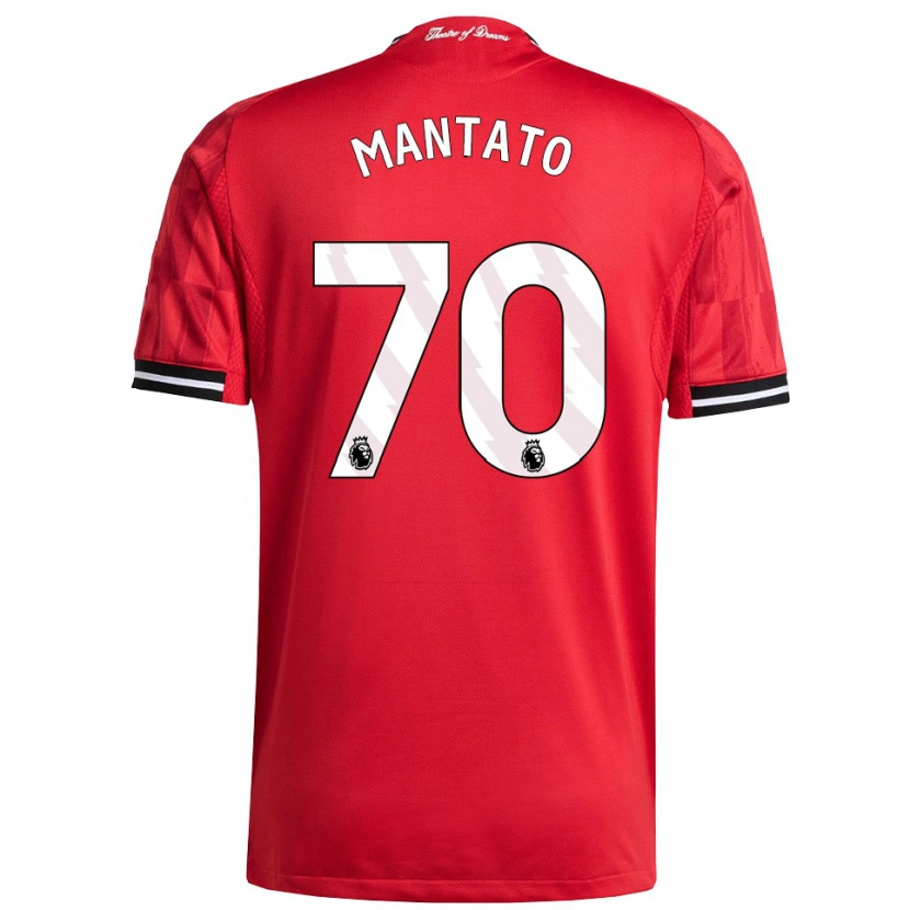 Danxen Mujer Camiseta Bendito Mantato #70 Rojo Negro Blanco 1ª Equipación 2025/26 La Camisa