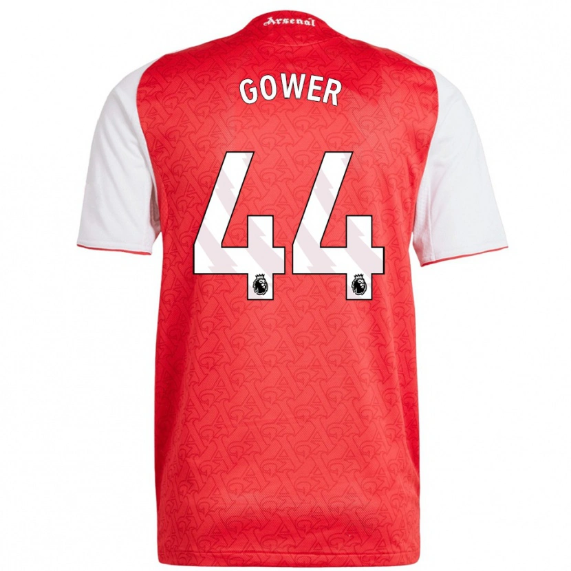 Danxen Mujer Camiseta Jimi Gower #44 Rojo Blanco 1ª Equipación 2025/26 La Camisa