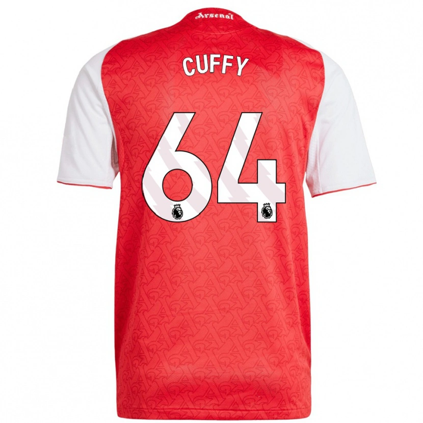 Danxen Mujer Camiseta Brooke Norton Cuffy #64 Rojo Blanco 1ª Equipación 2025/26 La Camisa