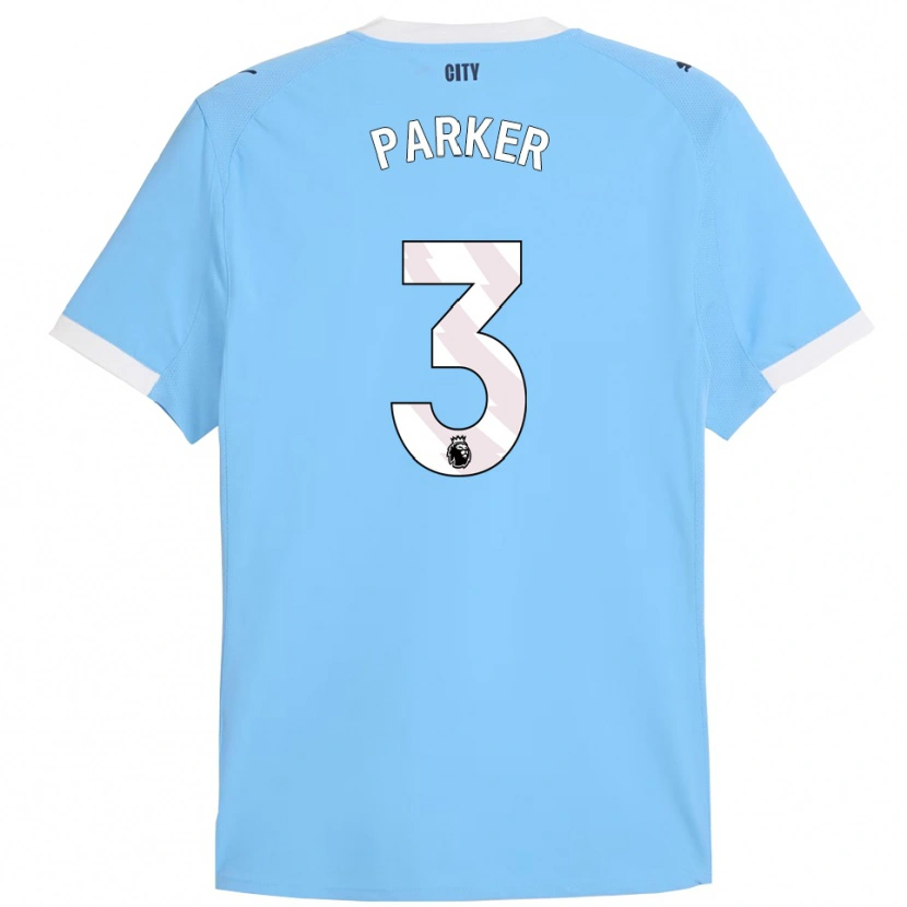 Danxen Mujer Camiseta Harrison Parker #3 Celeste Blanco 1ª Equipación 2025/26 La Camisa