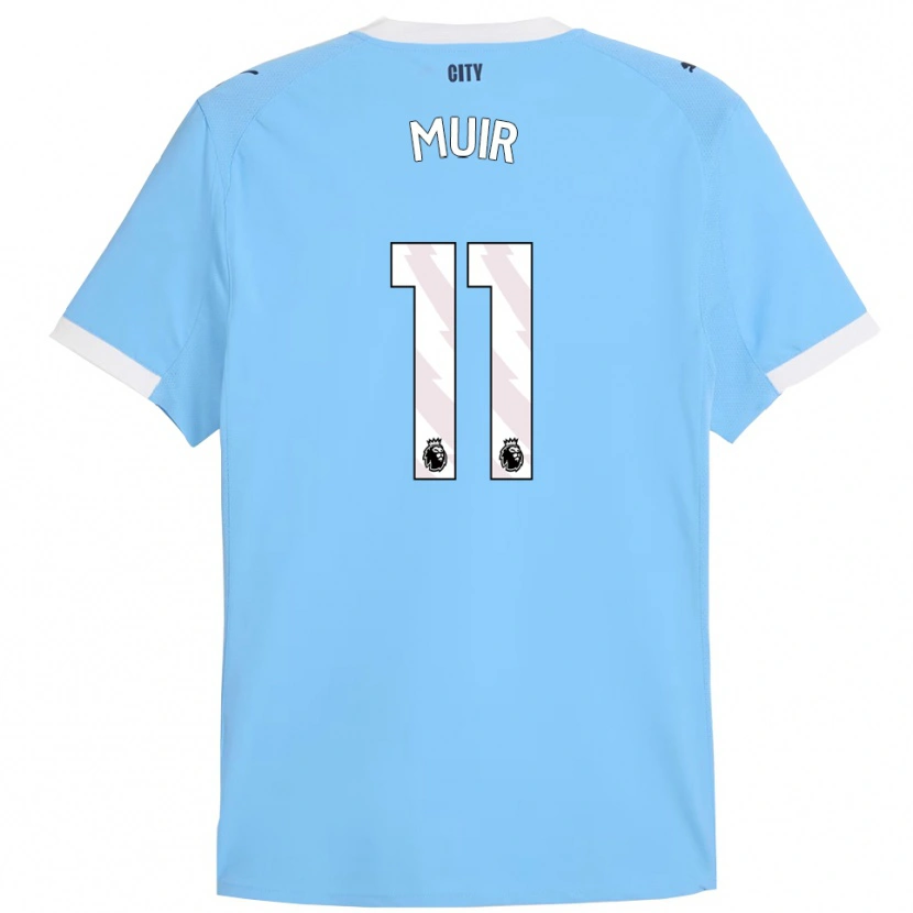 Danxen Mujer Camiseta Ashton Muir #11 Celeste Blanco 1ª Equipación 2025/26 La Camisa