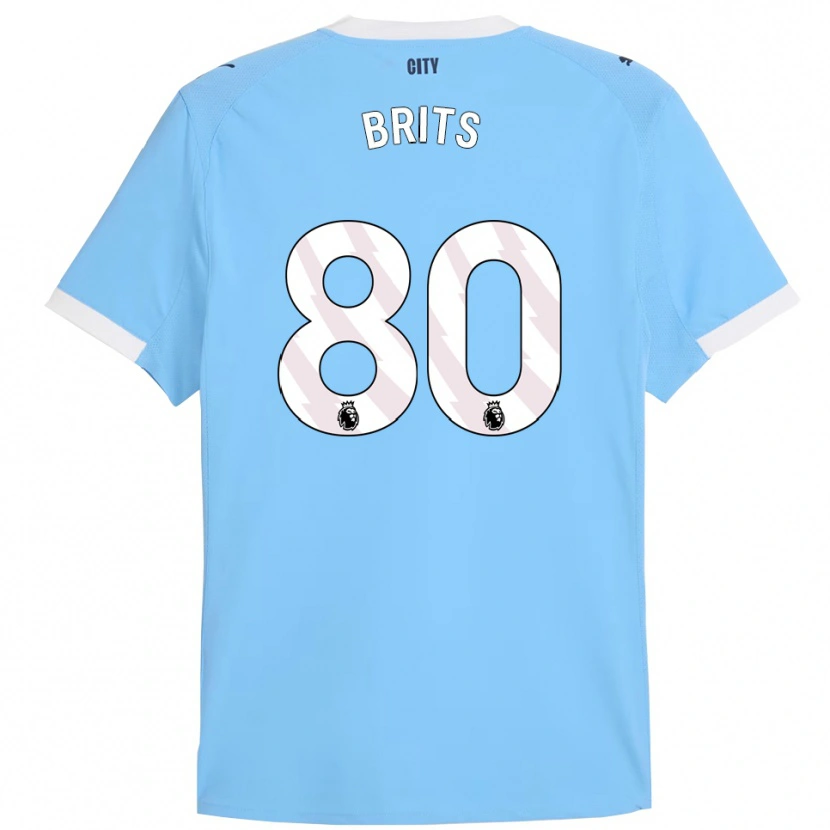 Danxen Mujer Camiseta Spike Brits #80 Celeste Blanco 1ª Equipación 2025/26 La Camisa