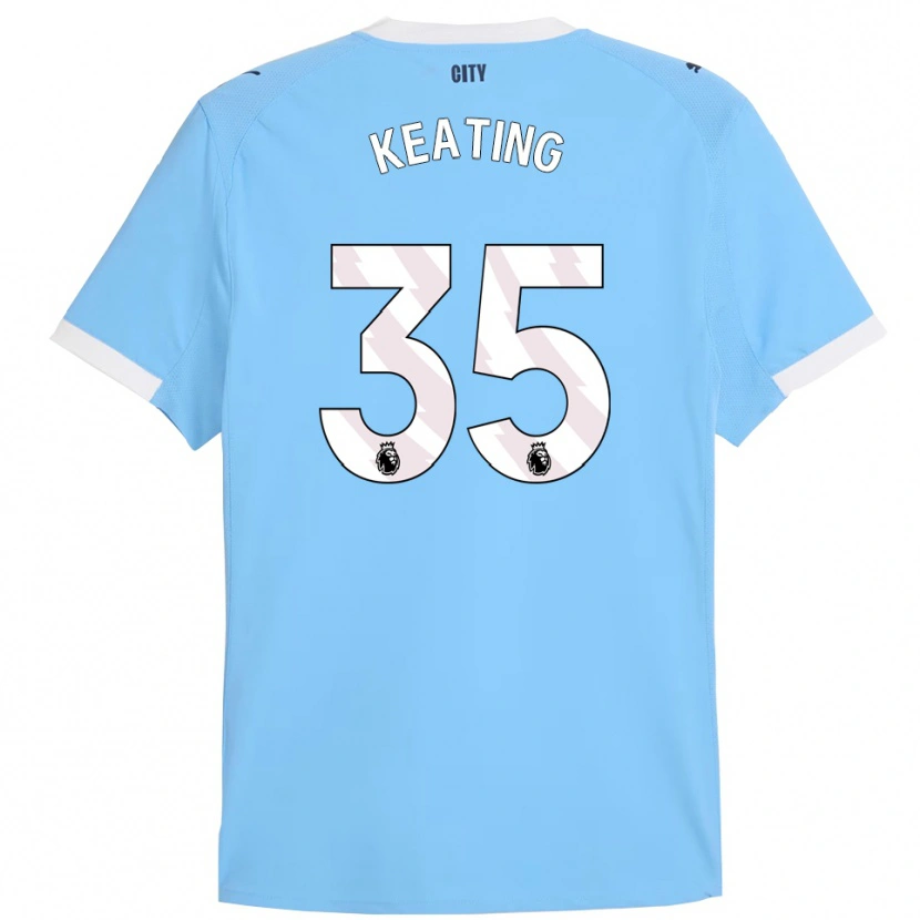 Danxen Mujer Camiseta Khiara Keating #35 Celeste Blanco 1ª Equipación 2025/26 La Camisa