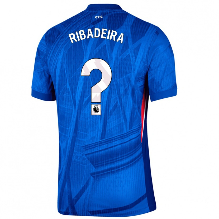 Danxen Mujer Camiseta Louna Ribadeira #0 Azul Blanco 1ª Equipación 2025/26 La Camisa