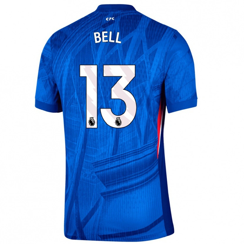 Danxen Mujer Camiseta Toby Bell #13 Azul Blanco 1ª Equipación 2025/26 La Camisa