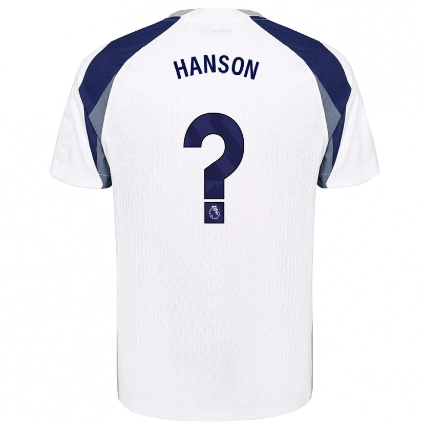 Danxen Mujer Camiseta Cayon Hanson #0 Blanco Marino 1ª Equipación 2025/26 La Camisa