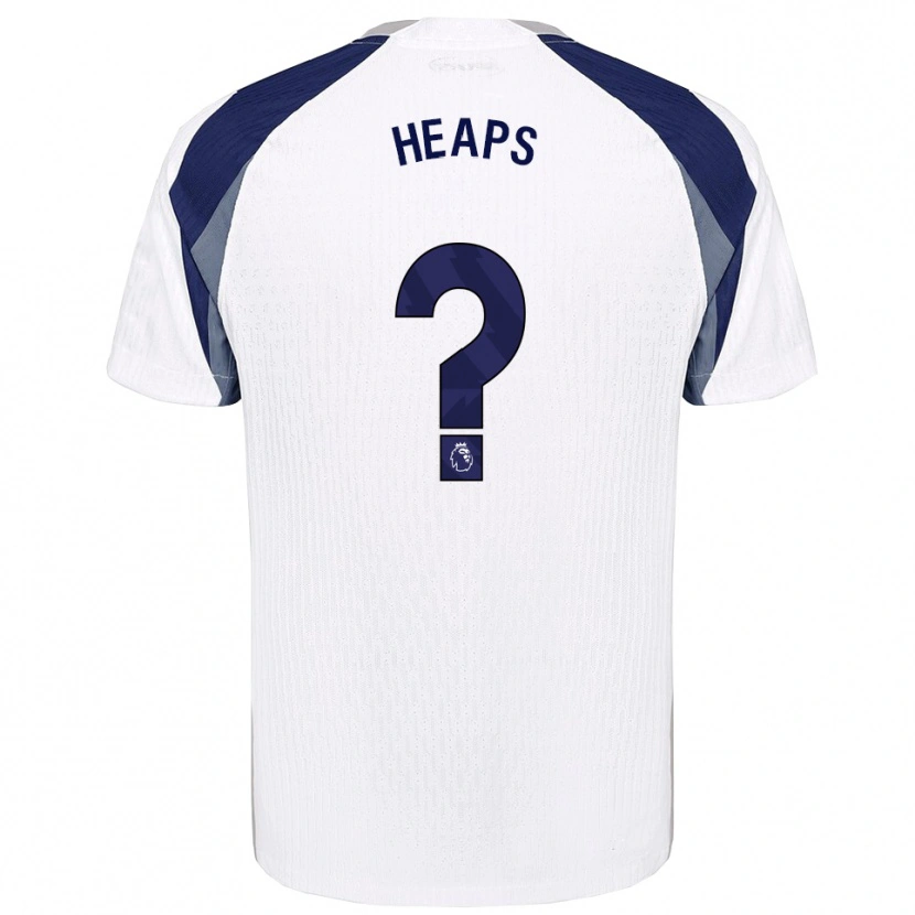 Danxen Mujer Camiseta Billy Heaps #0 Blanco Marino 1ª Equipación 2025/26 La Camisa