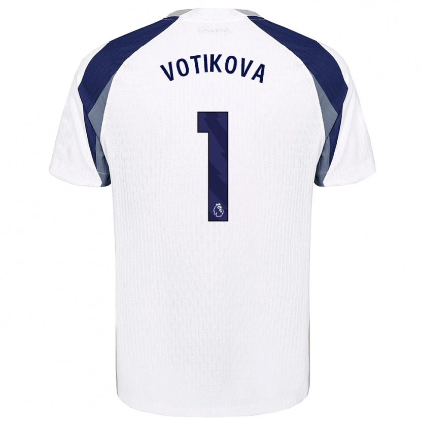 Danxen Mujer Camiseta Barbora Votíková #1 Blanco Marino 1ª Equipación 2025/26 La Camisa