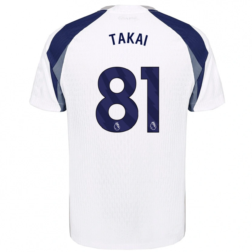 Danxen Mujer Camiseta Kota Takai #81 Blanco Marino 1ª Equipación 2025/26 La Camisa