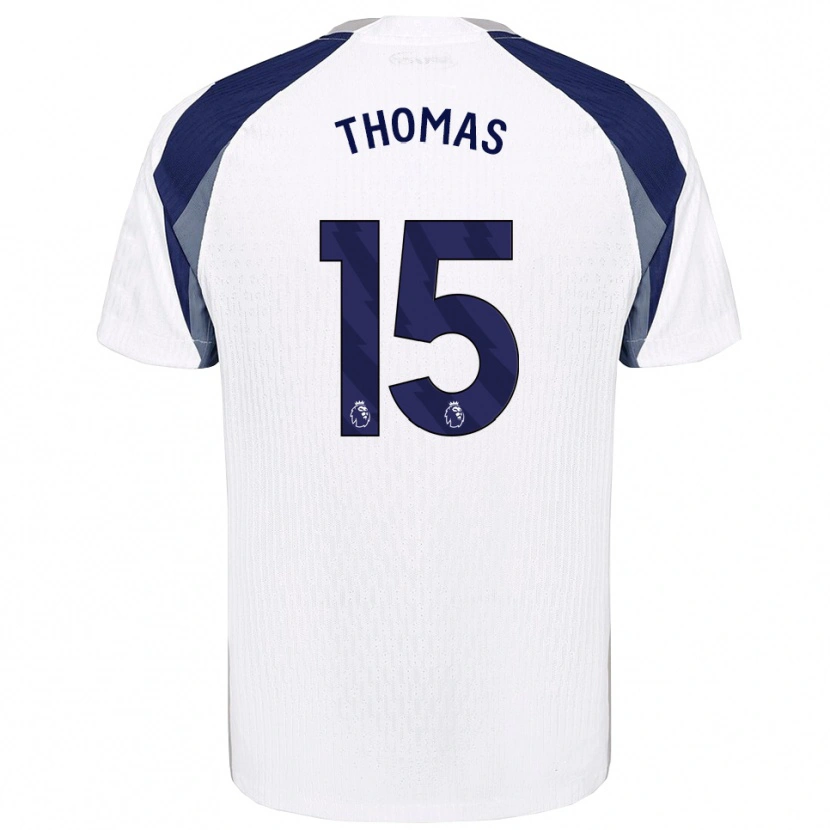 Danxen Mujer Camiseta Cameron Thomas #15 Blanco Marino 1ª Equipación 2025/26 La Camisa